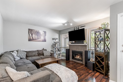 5-22980 Abernethy Lane, Maple Ridge, BC - Indoor Photo Showing Living Room With Fireplace