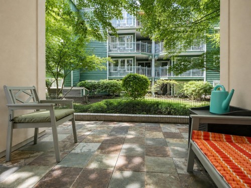101-3070 Guildford Way, Coquitlam, BC - Outdoor With Deck Patio Veranda
