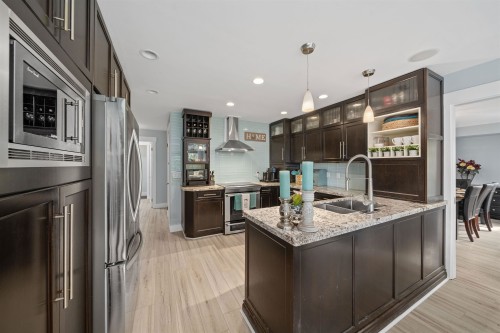20240 121 Avenue, Maple Ridge, BC - Indoor Photo Showing Kitchen With Stainless Steel Kitchen With Double Sink With Upgraded Kitchen