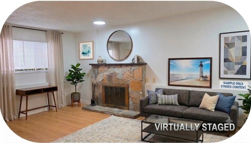 3220 Harwood Avenue, Coquitlam, BC - Indoor Photo Showing Living Room With Fireplace