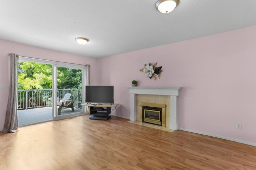 12229 Forest Place, Maple Ridge, BC - Indoor Photo Showing Living Room With Fireplace