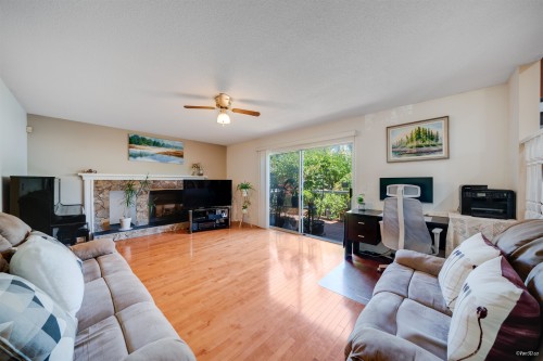 1295 Daimler Street, Coquitlam, BC - Indoor Photo Showing Living Room With Fireplace