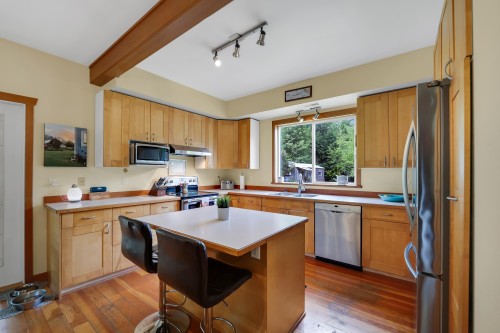 1985 Highway 99, Pemberton, BC - Indoor Photo Showing Kitchen With Double Sink