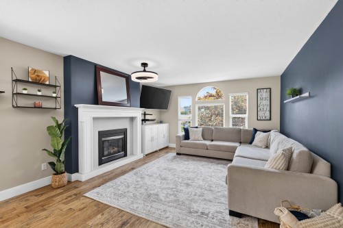 11902 Bruce Place, Maple Ridge, BC - Indoor Photo Showing Living Room With Fireplace