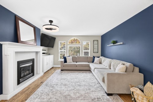 11902 Bruce Place, Maple Ridge, BC - Indoor Photo Showing Living Room With Fireplace