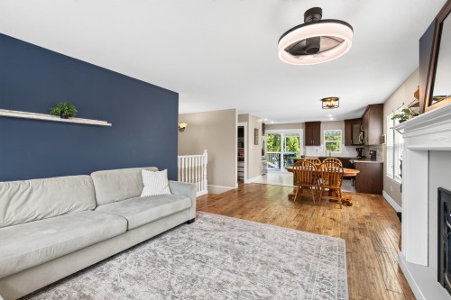 11902 Bruce Place, Maple Ridge, BC - Indoor Photo Showing Living Room With Fireplace