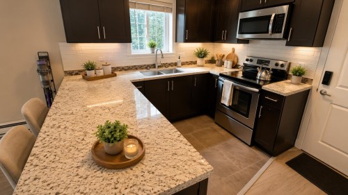 111-368 Ellesmere Avenue, Burnaby, BC - Indoor Photo Showing Kitchen With Stainless Steel Kitchen With Double Sink With Upgraded Kitchen