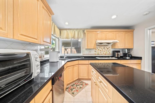 3628 Mckay Drive, Richmond, BC - Indoor Photo Showing Kitchen With Double Sink