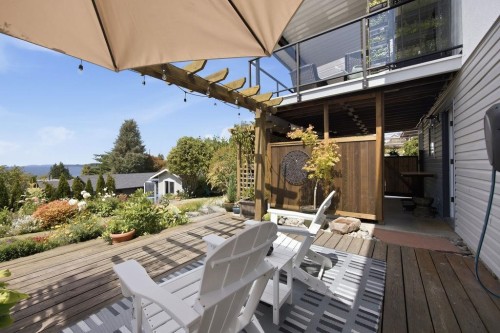 5111 Bay Road, Sechelt, BC - Outdoor With Balcony With Deck Patio Veranda With Exterior