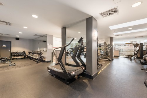 3106-1495 Richards Street, Vancouver, BC - Indoor Photo Showing Gym Room
