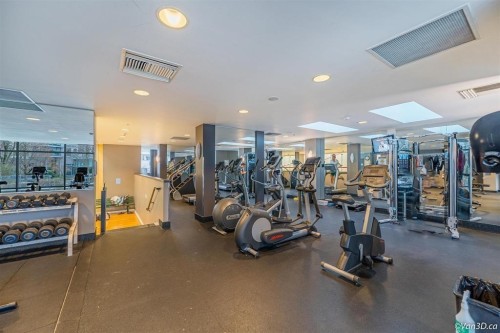3106-1495 Richards Street, Vancouver, BC - Indoor Photo Showing Gym Room