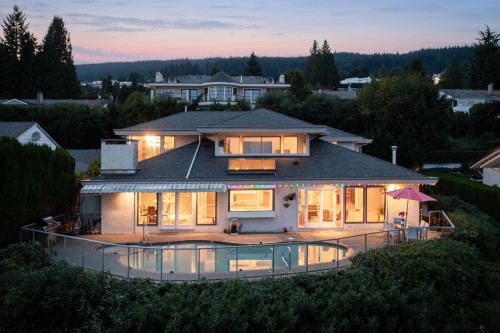 1285 Chartwell Crescent, West Vancouver, BC - Outdoor With In Ground Pool With Deck Patio Veranda