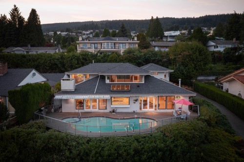 1285 Chartwell Crescent, West Vancouver, BC - Outdoor With In Ground Pool With Deck Patio Veranda