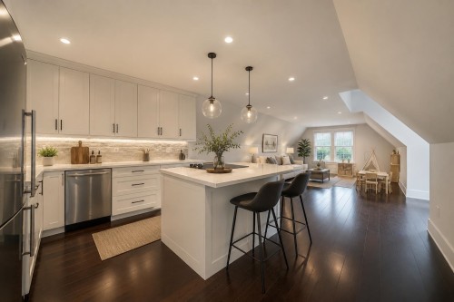 10320 Dennis Crescent, Richmond, BC - Indoor Photo Showing Kitchen With Stainless Steel Kitchen With Upgraded Kitchen