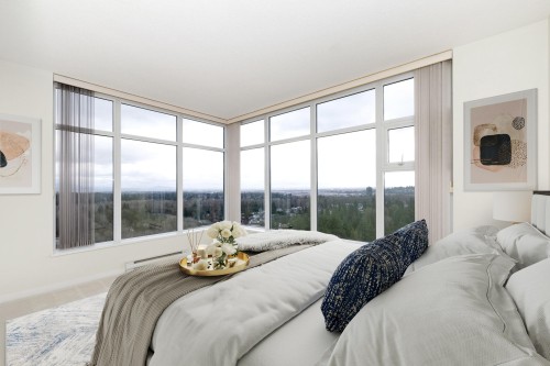 2501-3102 Windsor Gate, Coquitlam, BC - Indoor Photo Showing Bedroom