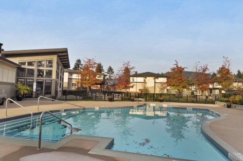 2501-3102 Windsor Gate, Coquitlam, BC - Outdoor With In Ground Pool