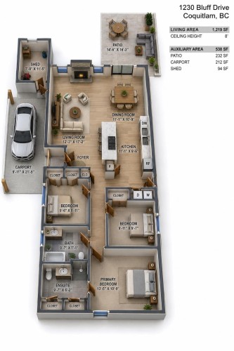 1230 Bluff Drive, Coquitlam, BC - Other