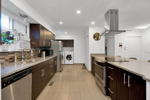 1230 Bluff Drive, Coquitlam, BC - Indoor Photo Showing Kitchen With Double Sink