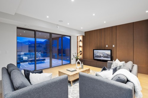 7683 Cerulean Drive, Pemberton, BC - Indoor Photo Showing Other Room With Fireplace