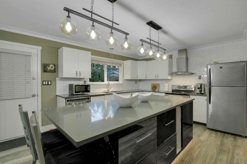24835 Smith Avenue, Maple Ridge, BC - Indoor Photo Showing Kitchen With Stainless Steel Kitchen With Upgraded Kitchen