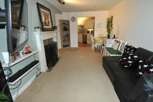 302-5888 Dover Crescent, Richmond, BC - Indoor With Fireplace