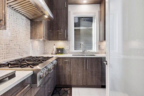 4437 13Th Avenue W, Vancouver, BC - Indoor Photo Showing Kitchen With Double Sink With Upgraded Kitchen