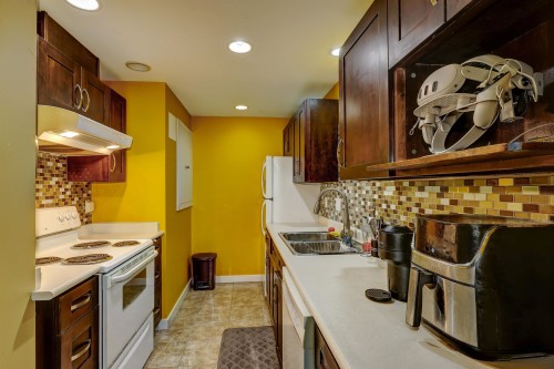 2986 Albion Drive, Coquitlam, BC - Indoor Photo Showing Kitchen With Double Sink