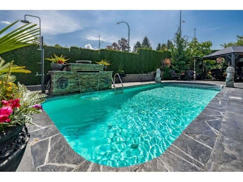 5957 Forglen Drive, Burnaby, BC - Outdoor With In Ground Pool With Backyard