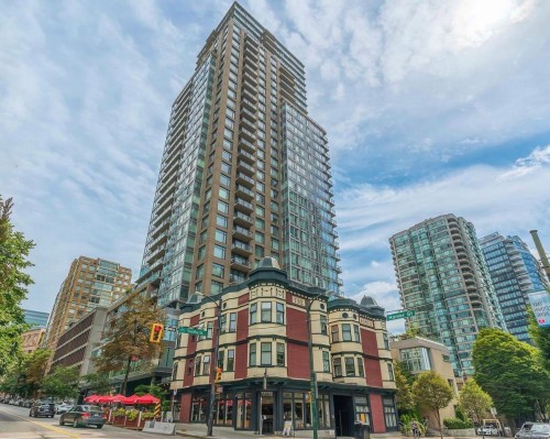 888 Homer Street, Vancouver, BC - Outdoor With Balcony With Facade