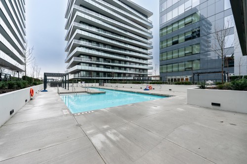 902-7977 Lansdowne Road, Richmond, BC - Outdoor With In Ground Pool