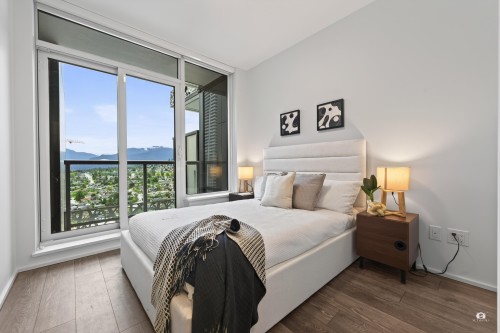 2709-1955 Alpha Way, Burnaby, BC - Indoor Photo Showing Bedroom
