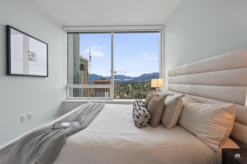 2709-1955 Alpha Way, Burnaby, BC - Indoor Photo Showing Bedroom