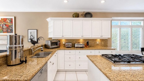 8418 Gillnet Place, Vancouver, BC - Indoor Photo Showing Kitchen With Double Sink