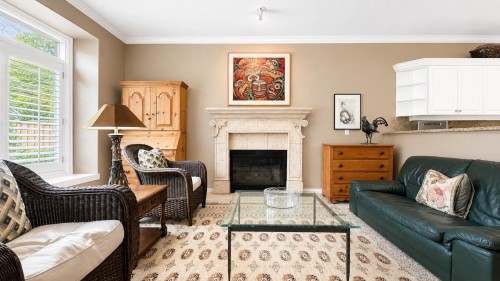 8418 Gillnet Place, Vancouver, BC - Indoor Photo Showing Living Room With Fireplace