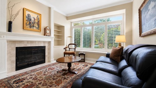 8418 Gillnet Place, Vancouver, BC - Indoor Photo Showing Living Room With Fireplace