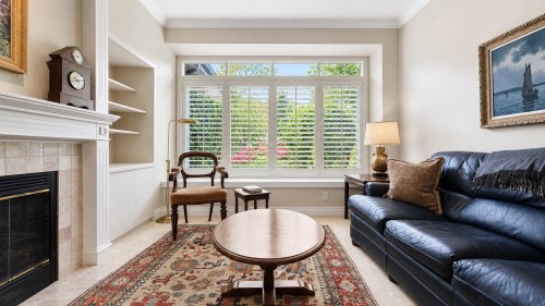 8418 Gillnet Place, Vancouver, BC - Indoor Photo Showing Living Room With Fireplace