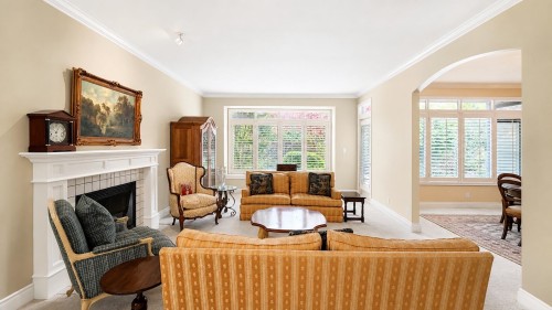 8418 Gillnet Place, Vancouver, BC - Indoor Photo Showing Living Room With Fireplace