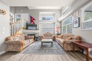 1-11495 Cottonwood Drive, Maple Ridge, BC  - Indoor Photo Showing Living Room With Fireplace 