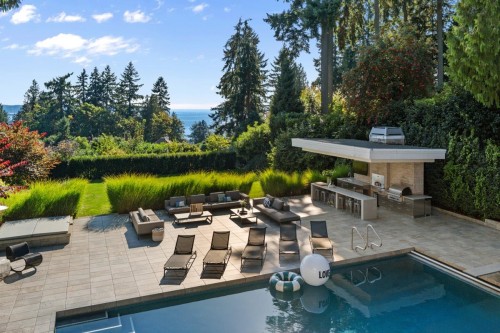 2940 Mathers Avenue, West Vancouver, BC - Outdoor With In Ground Pool With Backyard