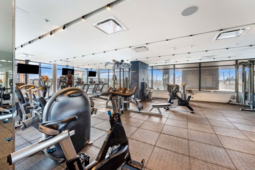 1301-450 Westview Street, Coquitlam, BC - Indoor Photo Showing Gym Room