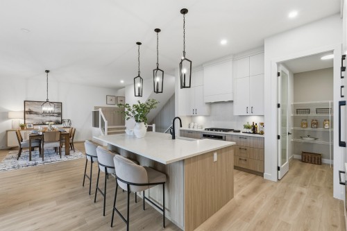 3410 Korba Avenue, Coquitlam, BC - Indoor Photo Showing Kitchen With Upgraded Kitchen
