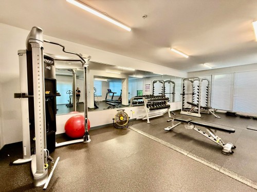 312-621 Regan Avenue, Coquitlam, BC - Indoor Photo Showing Gym Room