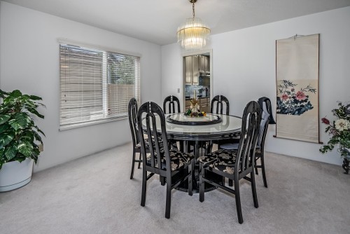 9851 Haddon Drive, Richmond, BC - Indoor Photo Showing Dining Room