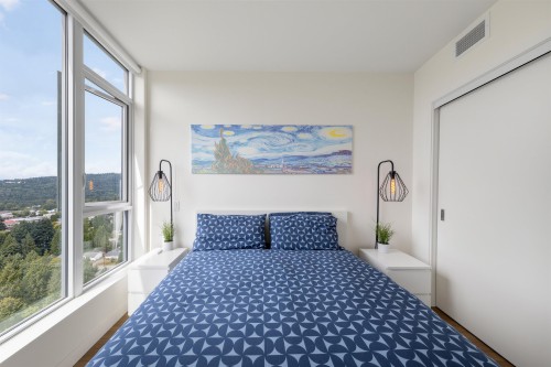2507-595 Austin Avenue, Coquitlam, BC - Indoor Photo Showing Bedroom