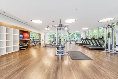 2507-595 Austin Avenue, Coquitlam, BC - Indoor Photo Showing Gym Room