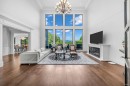10651 Granville Avenue, Richmond, BC  - Indoor Photo Showing Living Room With Fireplace 