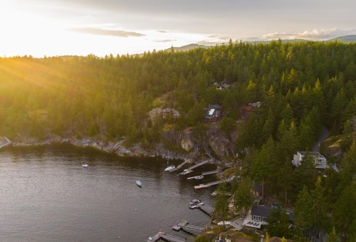 5322 Natalie Lane, Halfmoon Bay, BC - Outdoor With Body Of Water With View