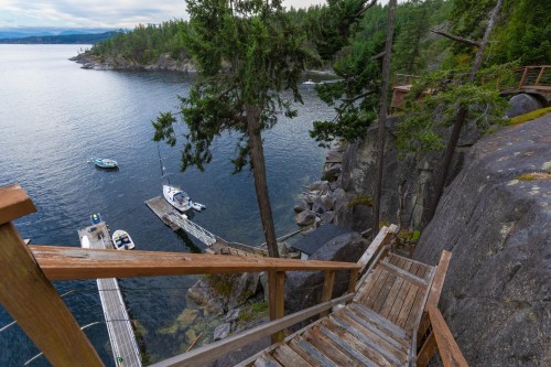 5322 Natalie Lane, Halfmoon Bay, BC - Outdoor With Body Of Water With View