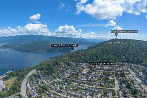 7282 Ridge Drive, Burnaby, BC - Outdoor With Body Of Water With View