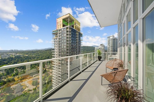 3703-657 Whiting Way, Coquitlam, BC - Outdoor With Balcony With View With Exterior